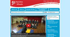 Desktop Screenshot of barnabasinschools.org.uk